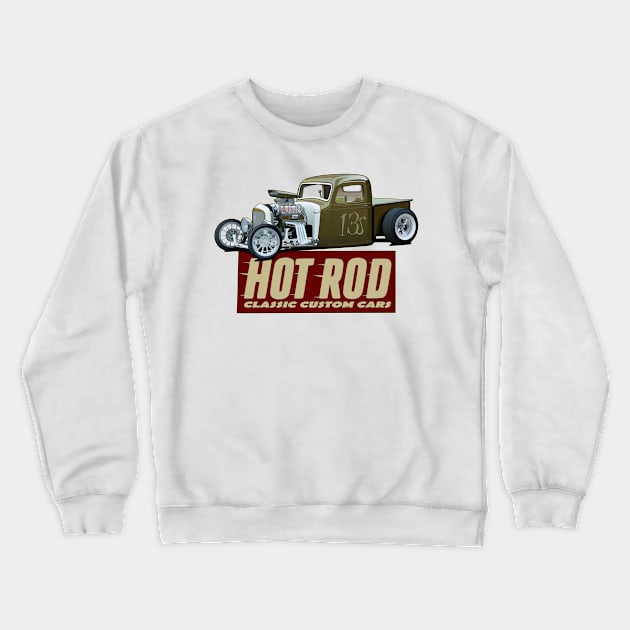 Hot Rod Crewneck Sweatshirt by Akira31